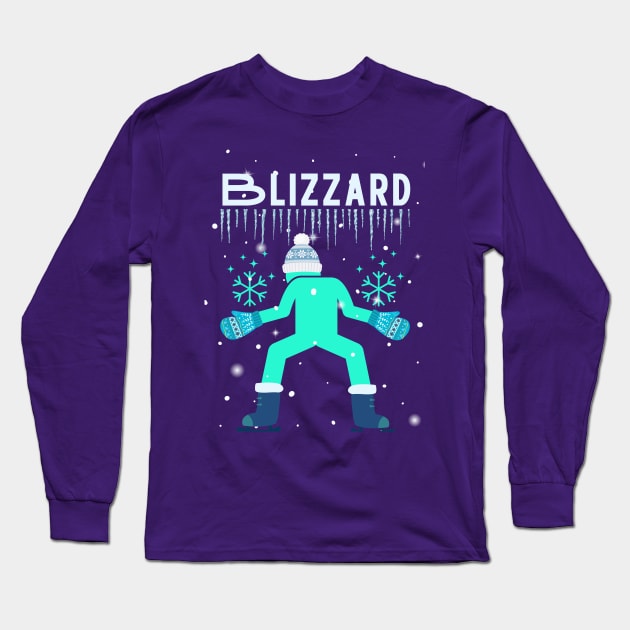 Blizzard Long Sleeve T-Shirt by Benjamin Customs